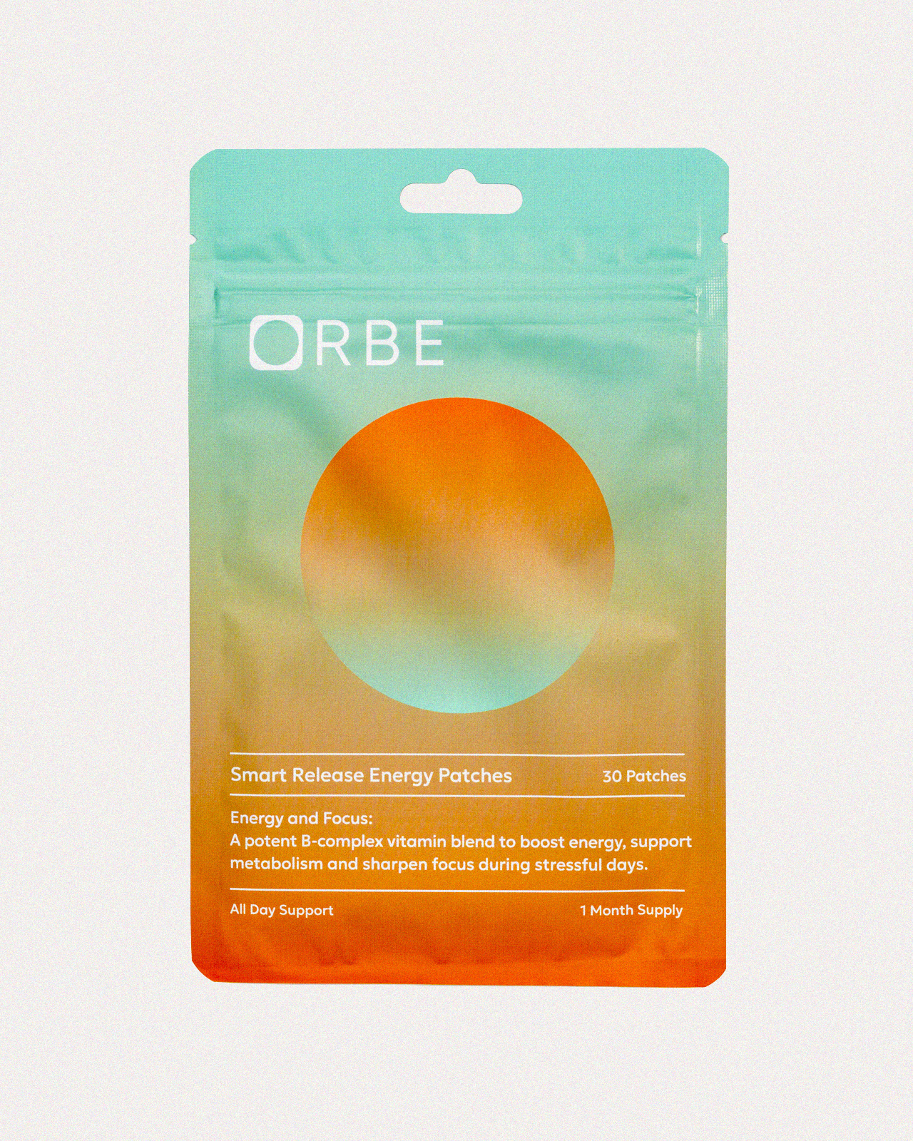 B-Complex Energy patch packaging for sustained focus and vitality