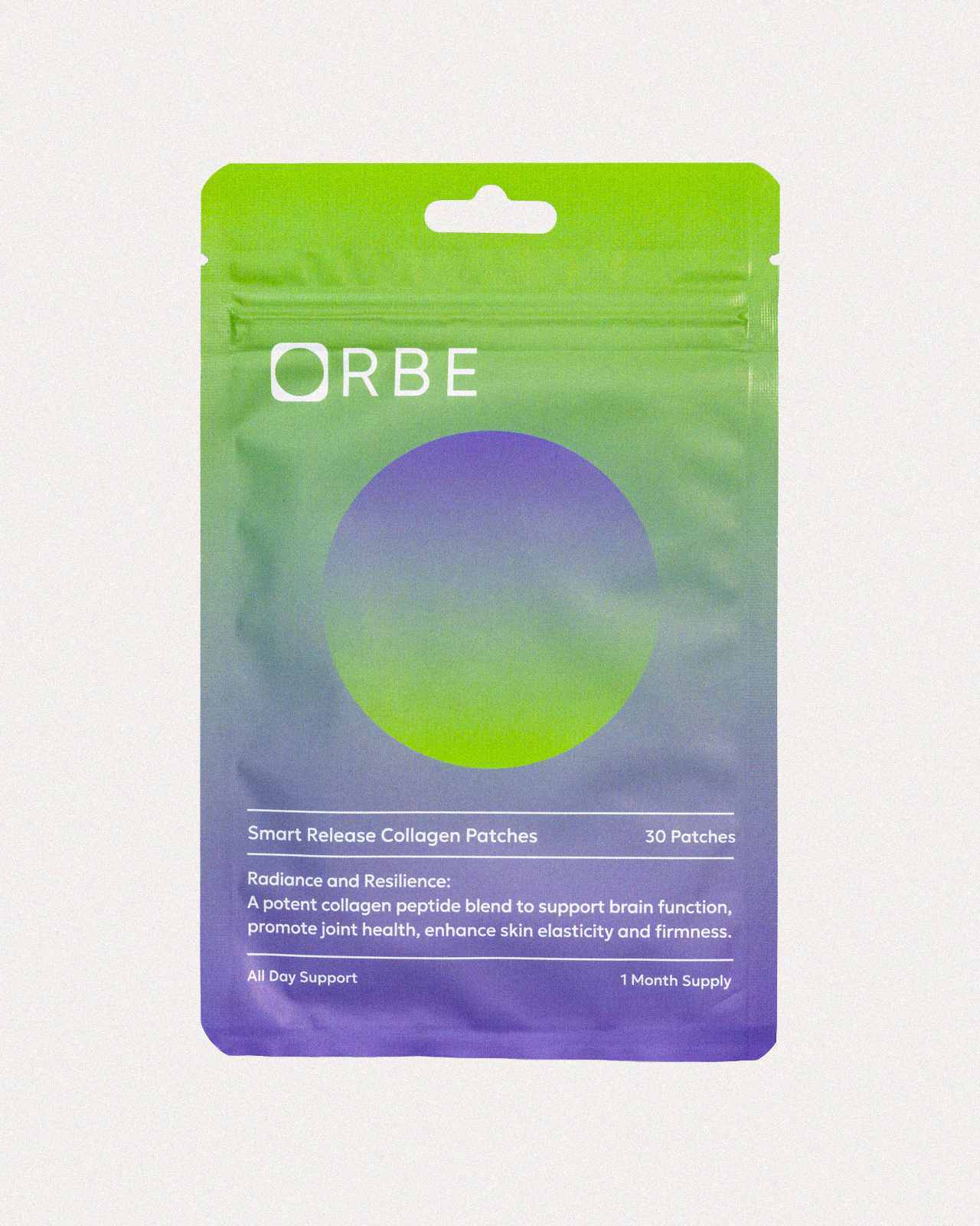 Smart Release Collagen Peptides patch packaging for skin elasticity and joints